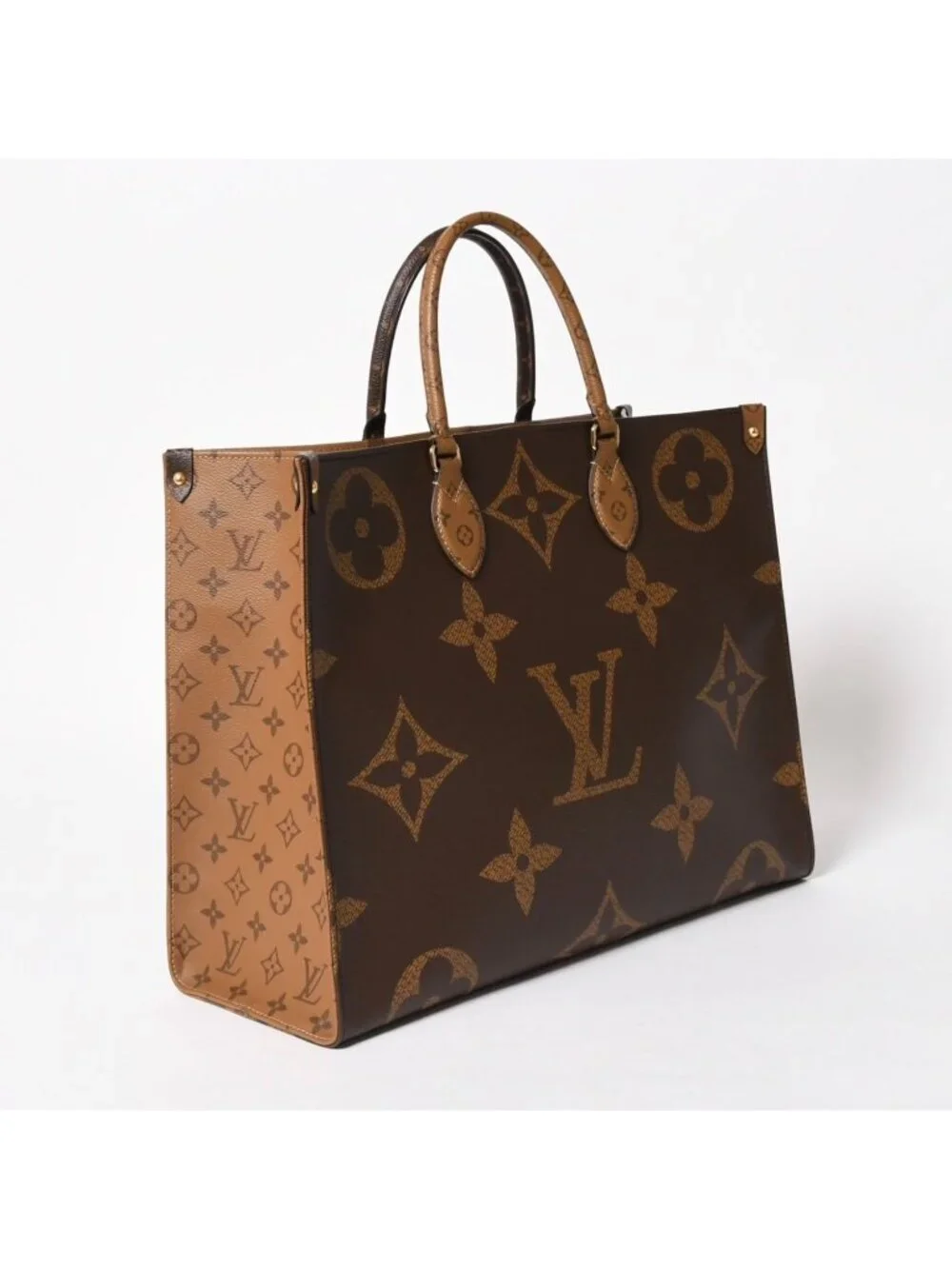 Louis Vuitton On The Go GM Tote Bag 2-Way Monogram Giant Leather
